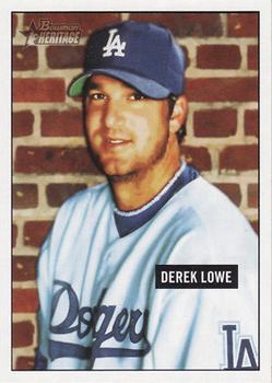 2005 Bowman Heritage #56 Derek Lowe Front