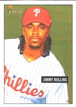 2005 Bowman Heritage #76 Jimmy Rollins Front