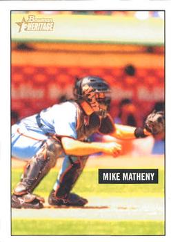 2005 Bowman Heritage #90 Mike Matheny Front