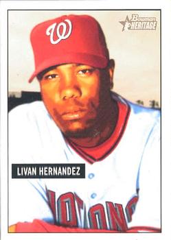 2005 Bowman Heritage #96 Livan Hernandez Front