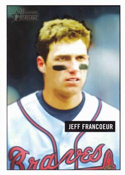 2005 Bowman Heritage #100 Jeff Francoeur Front