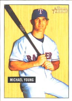 2005 Bowman Heritage #142 Michael Young Front