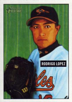 2005 Bowman Heritage #164 Rodrigo Lopez Front