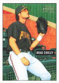 2005 Bowman Heritage #290 Brad Corley Front