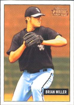 2005 Bowman Heritage #300 Brian Miller Front