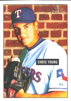2005 Bowman Heritage #321 Chris Young Front