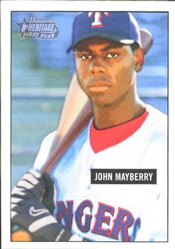 2005 Bowman Heritage #332 John Mayberry Front