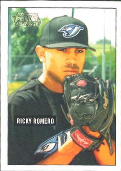 2005 Bowman Heritage #334 Ricky Romero Front