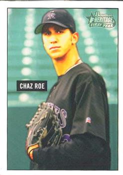 2005 Bowman Heritage #349 Chaz Roe Front