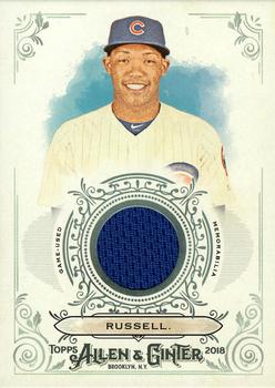 2018 Topps Allen & Ginter - Full-Size Relics #FSRB-AU Addison Russell Front