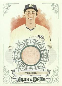 2018 Topps Allen & Ginter - Full-Size Relics #FSRB-CY Christian Yelich Front