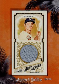 2018 Topps Allen & Ginter - Framed Mini Relics #MFR-CA Corey Seager Front