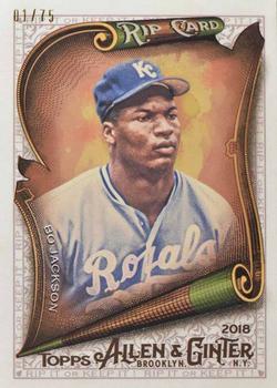 2018 Topps Allen & Ginter - Rip Cards #RIP-57 Bo Jackson Front