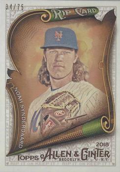 2018 Topps Allen & Ginter - Rip Cards #RIP-87 Noah Syndergaard Front