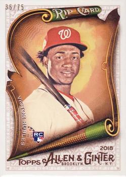 2018 Topps Allen & Ginter - Rip Cards #RIP-97 Victor Robles Front