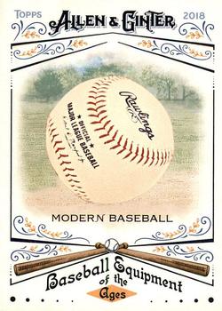 2018 Topps Allen & Ginter - Baseball Equipment of the Ages #BEA-12 Modern Baseball Front