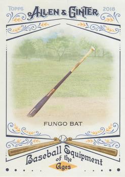 2018 Topps Allen & Ginter - Baseball Equipment of the Ages #BEA-18 Fungo Bat Front