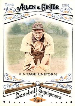 2018 Topps Allen & Ginter - Baseball Equipment of the Ages #BEA-30 Vintage Uniform Front