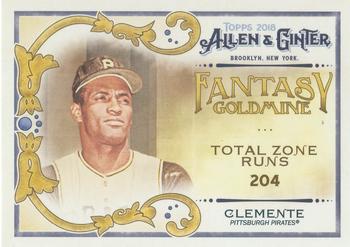 2018 Topps Allen & Ginter - Fantasy Goldmine #FG-11 Roberto Clemente Front