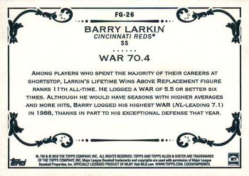 2018 Topps Allen & Ginter - Fantasy Goldmine #FG-26 Barry Larkin Back