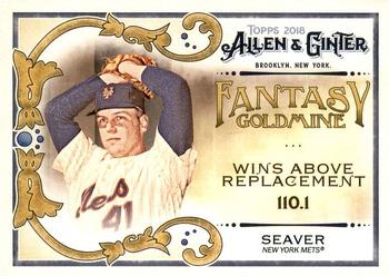 2018 Topps Allen & Ginter - Fantasy Goldmine #FG-37 Tom Seaver Front