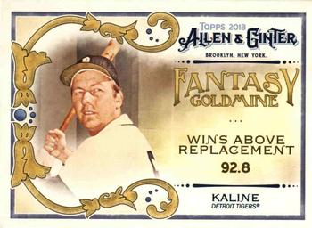 2018 Topps Allen & Ginter - Fantasy Goldmine #FG-42 Al Kaline Front
