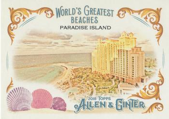 2018 Topps Allen & Ginter - World's Greatest Beaches #WGB-1 Paradise Island Front