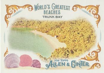 2018 Topps Allen & Ginter - World's Greatest Beaches #WGB-3 Trunk Bay Front