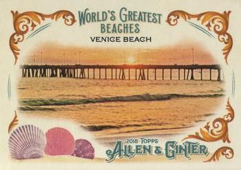 2018 Topps Allen & Ginter - World's Greatest Beaches #WGB-7 Venice Beach Front