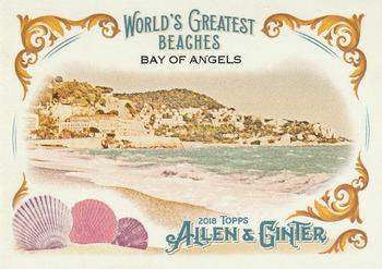2018 Topps Allen & Ginter - World's Greatest Beaches #WGB-8 Bay of Angels Front