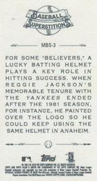 2018 Topps Allen & Ginter - Mini Baseball Superstitions #MBS-3 Wearing the same Helmet Back