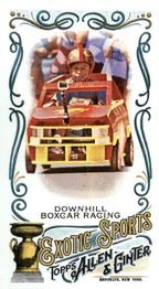 2018 Topps Allen & Ginter - Mini Exotic Sports #MES-11 Downhill Boxcar Racing Front