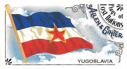 2018 Topps Allen & Ginter - Mini Flags of Lost Nations #FLN-2 Yugoslavia Front