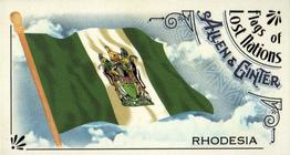 2018 Topps Allen & Ginter - Mini Flags of Lost Nations #FLN-16 Rhodesia Front