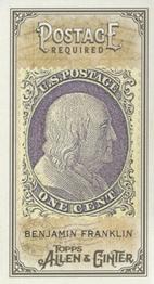 2018 Topps Allen & Ginter - Mini Postage Required #MPR-2 Benjamin Franklin Front