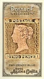 2018 Topps Allen & Ginter - Mini Postage Required #MPR-5 Two Penny Blue Front