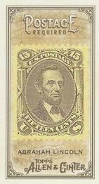 2018 Topps Allen & Ginter - Mini Postage Required #MPR-7 Abraham Lincoln Front