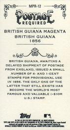 2018 Topps Allen & Ginter - Mini Postage Required #MPR-12 British Guiana Magenta Back