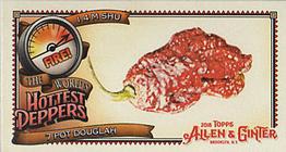 2018 Topps Allen & Ginter - Mini World's Hottest Peppers #WHP-4 7 Pot Douglah Front