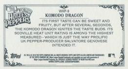 2018 Topps Allen & Ginter - Mini World's Hottest Peppers #WHP-9 Komodo Dragon Back