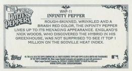2018 Topps Allen & Ginter - Mini World's Hottest Peppers #WHP-11 Infinity Pepper Back