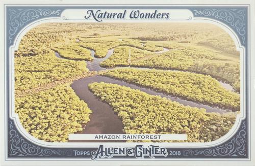 2018 Topps Allen & Ginter - Natural Wonders #NWB-5 Amazon Rainforest Front