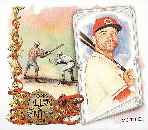 2018 Topps Allen & Ginter - N43 Box Loaders #N43-9 Joey Votto Front