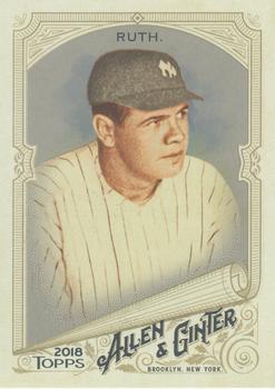 2018 Topps Allen & Ginter - Silver Glossy #3 Babe Ruth Front