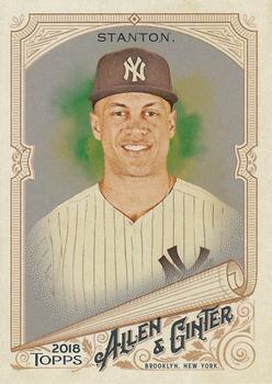 2018 Topps Allen & Ginter - Silver Glossy #15 Giancarlo Stanton Front