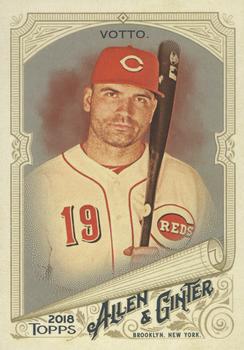 2018 Topps Allen & Ginter - Silver Glossy #20 Joey Votto Front