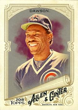 2018 Topps Allen & Ginter - Silver Glossy #25 Andre Dawson Front