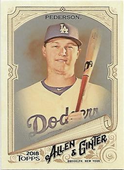 2018 Topps Allen & Ginter - Silver Glossy #31 Joc Pederson Front