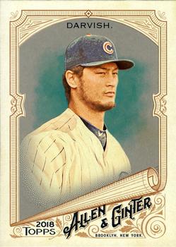2018 Topps Allen & Ginter - Silver Glossy #37 Yu Darvish Front