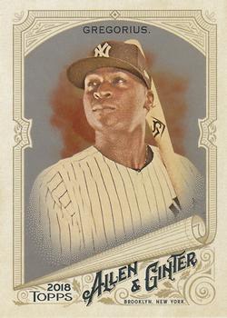 2018 Topps Allen & Ginter - Silver Glossy #41 Didi Gregorius Front